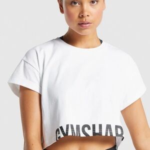 Gymshark Women's OLIVE GREEN Logo Crop Top